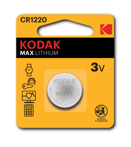 KODAK MAX LITHIUM CR1220