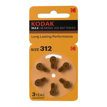 KODAK HEARING AID BATTERY 312