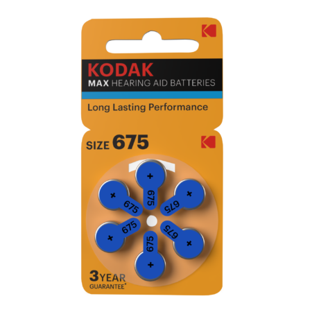 KODAK HEARING AID BATTERY 675