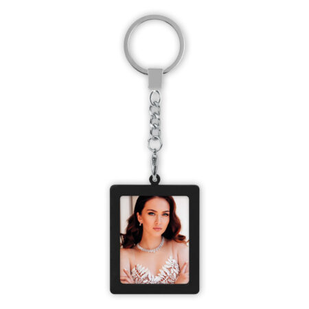 PHOTO KEYCHAIN BLACK 3,5X4,5