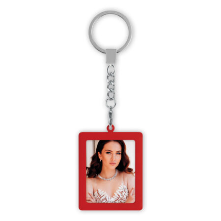PHOTO KEYCHAIN RED 3,5X4,5